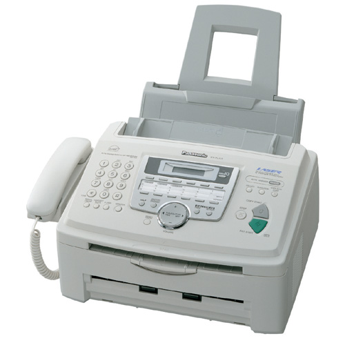 Máy Fax Laser Panasonic  KX- FL613 (Malaysia) sử dụng giấy thường, in laser, có Handset, Màn hình LCD 2 dòng.